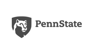 Pennsylvania State University Logo Gray