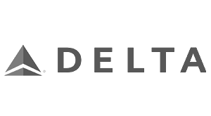 Delta Airlines Logo Gray